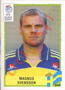 134 Magnus Svensson – UEFA Euro Belgium-Netherlands 2000 Panini