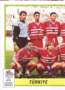 142 Team Turkey
1 – UEFA Euro Belgium-Netherlands 2000 Panini