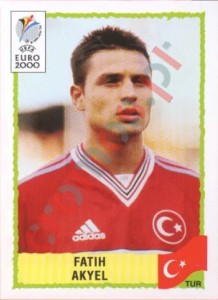 146 Fatih Akyel – UEFA Euro Belgium-Netherlands 2000 Panini