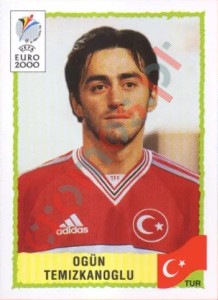 147 Ogun Temizkanoglu – UEFA Euro Belgium-Netherlands 2000 Panini