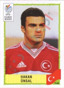150 Hakan Unsal – UEFA Euro Belgium-Netherlands 2000 Panini