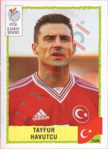 152 Tayfur Havutcu – UEFA Euro Belgium-Netherlands 2000 Panini