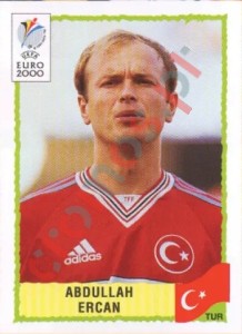155 Abdullah Ercan – UEFA Euro Belgium-Netherlands 2000 Panini