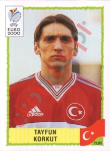 156 Tayfun Korkut – UEFA Euro Belgium-Netherlands 2000 Panini