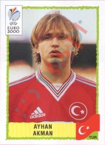 158 Ayhan Akman – UEFA Euro Belgium-Netherlands 2000 Panini