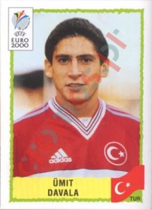 159 Umit Davala – UEFA Euro Belgium-Netherlands 2000 Panini