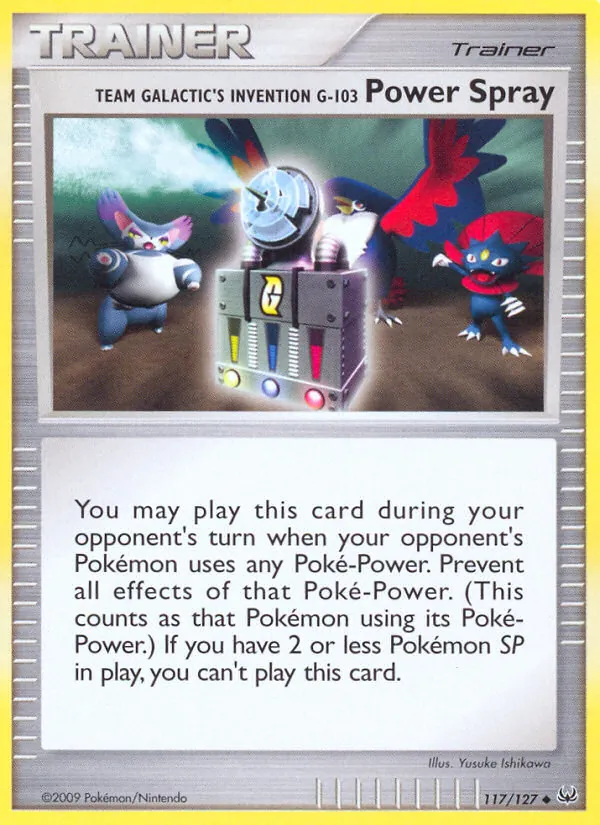 117 Team Galactic's Invention G-103 Power Spray – Platinum