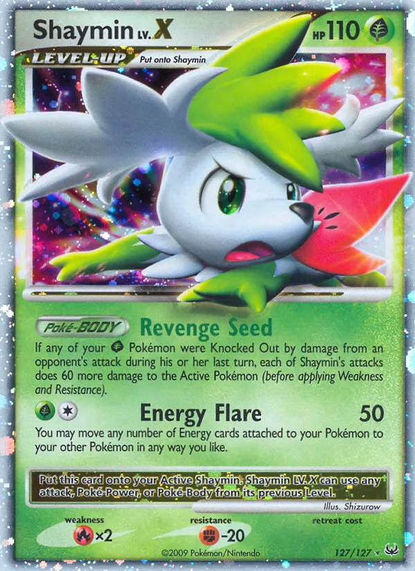 127 Shaymin LV.X – Platinum
