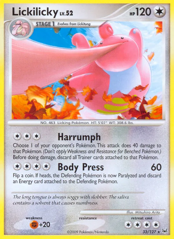 33 Lickilicky – Platinum