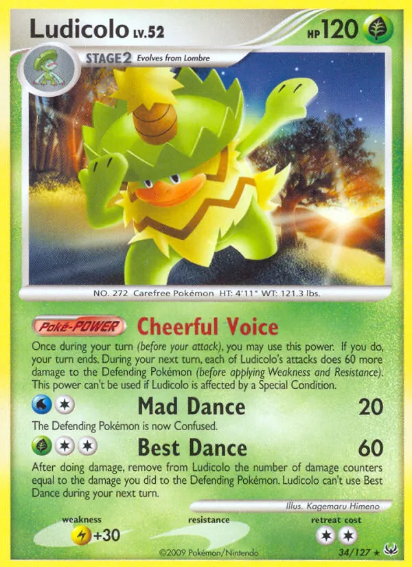 34 Ludicolo – Platinum