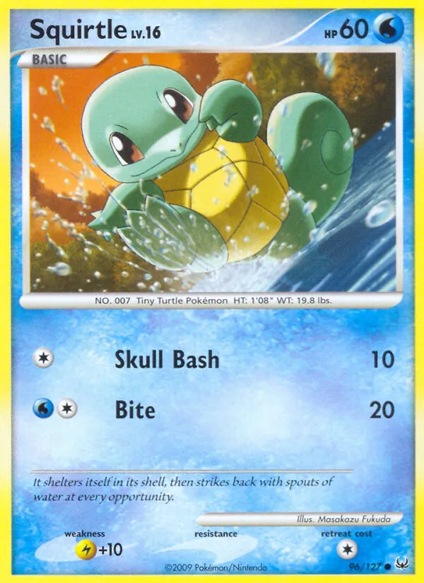 96 Squirtle – Platinum