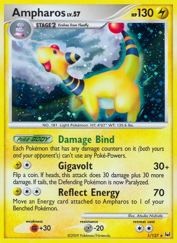 1-RH Ampharos – Platinum