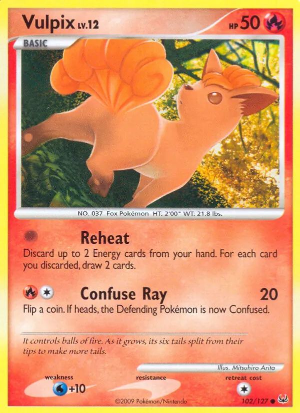 102-RH Vulpix – Platinum
