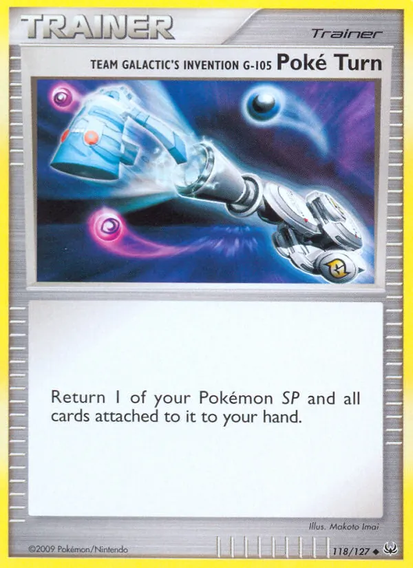 118-RH Team Galactic's Invention G-105 Poké Turn – Platinum