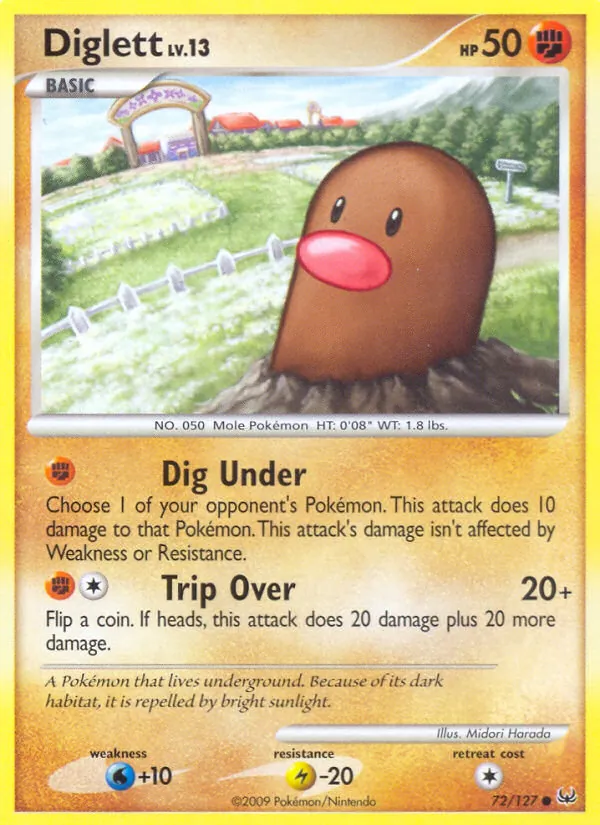 72-RH Diglett – Platinum