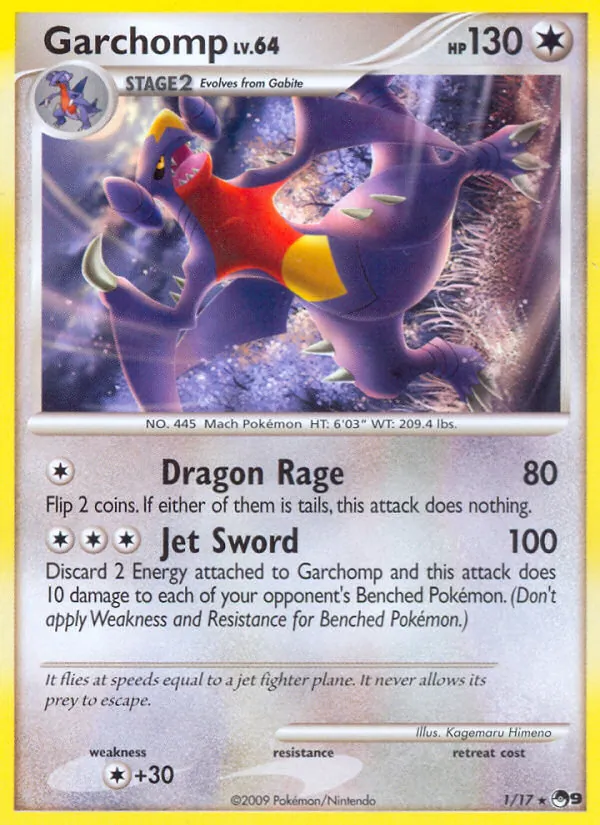 1 Garchomp – POP Series 9
