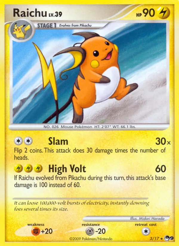 3 Raichu – POP Series 9