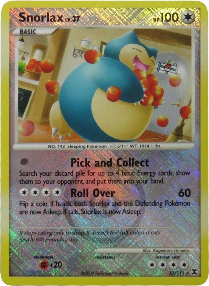 33-reverse-league Snorlax (Reverse Holo, League) – Rising Rivals