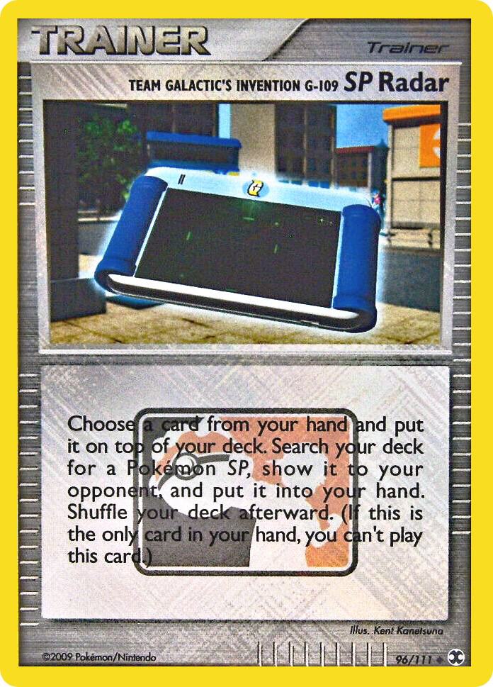 96-reverse-league Team Galactic's Invention G-109 SP Radar (Reverse Holo, League) – Rising Rivals