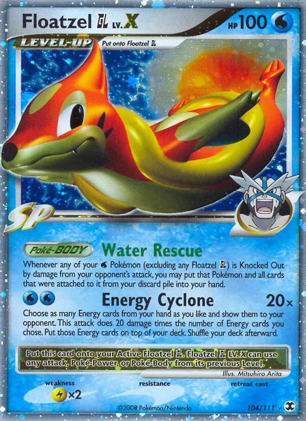 104 Floatzel GL LV.X – Rising Rivals