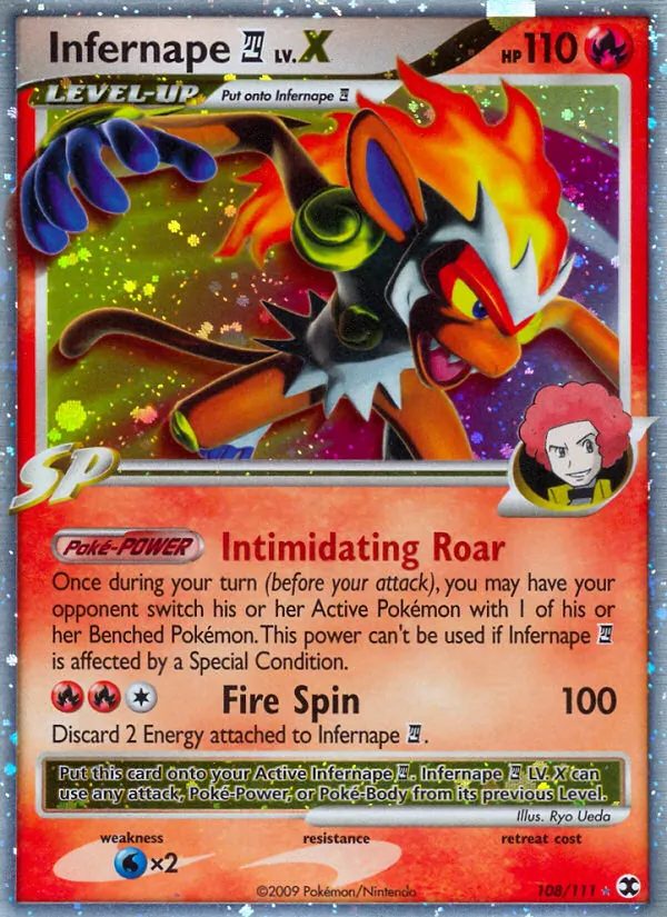 108 Infernape E4 LV.X – Rising Rivals