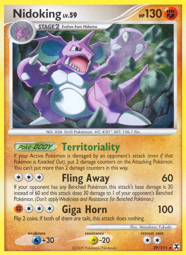 29-RH Nidoking – Rising Rivals