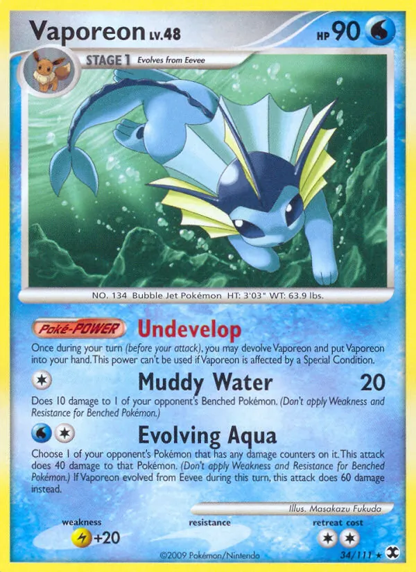 34-RH Vaporeon – Rising Rivals