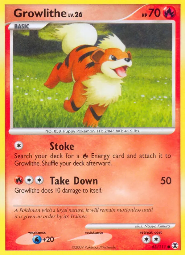63-RH Growlithe – Rising Rivals