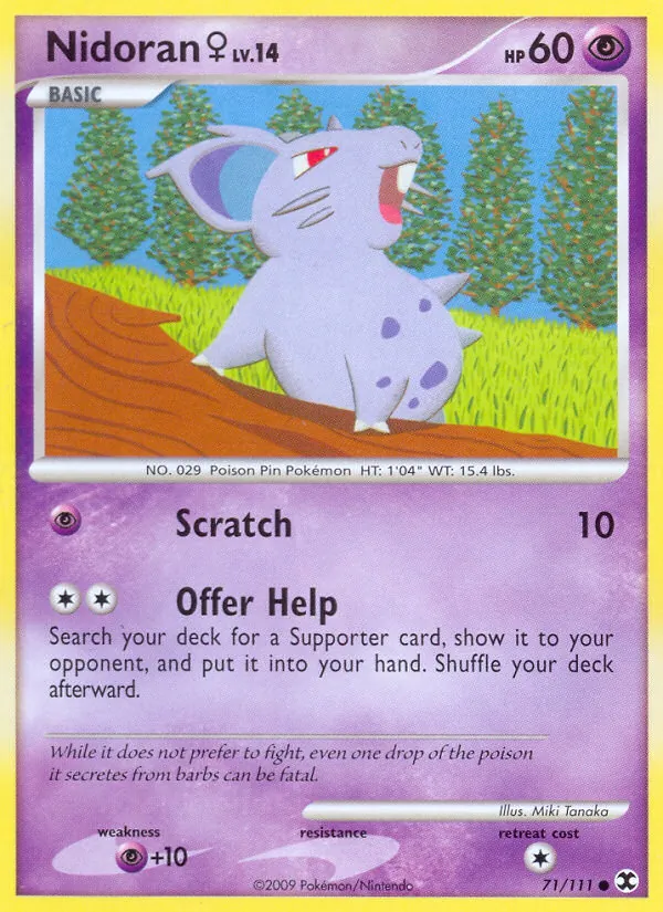 71-RH Nidoran ♀ – Rising Rivals