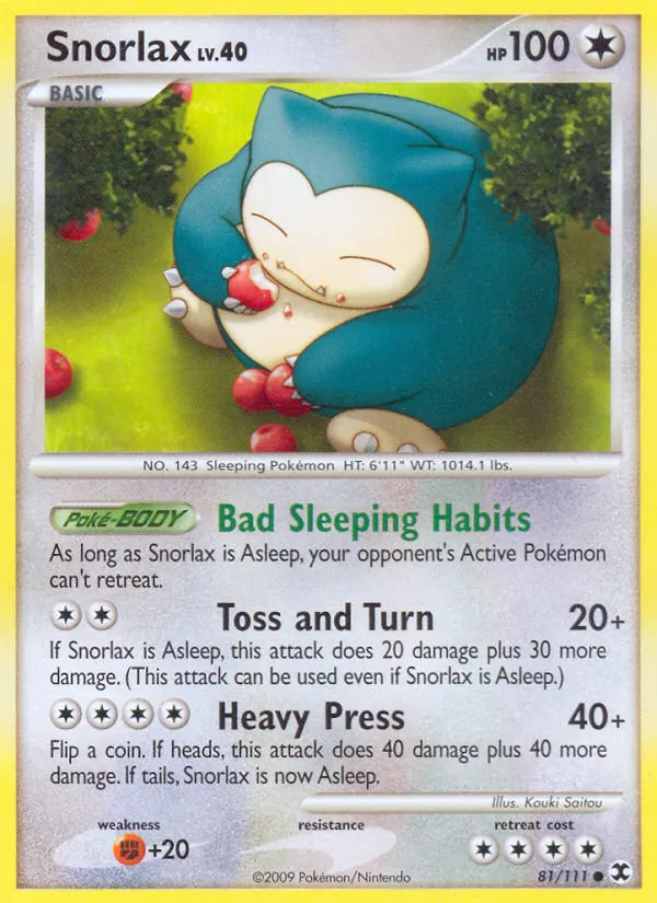 81-RH Snorlax – Rising Rivals