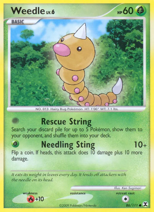 86-RH Weedle – Rising Rivals