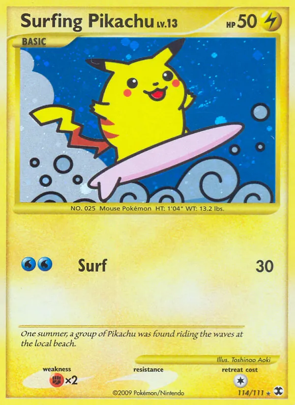 114 Surfing Pikachu – Rising Rivals