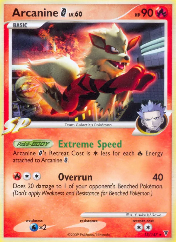 15-reverse-league Arcanine G (Reverse Holo, League) – Supreme Victors
