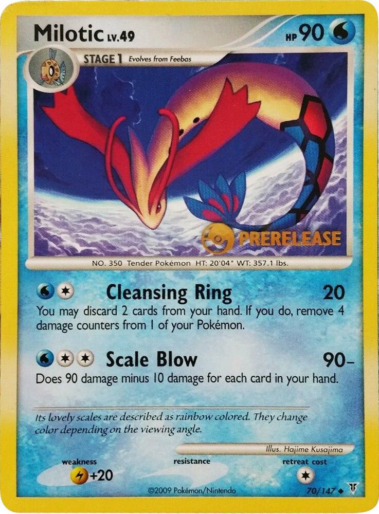 70-normal-prerelease Milotic (Prerelease stamp) – Supreme Victors