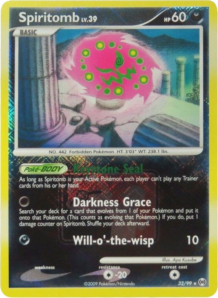 32-reverse-league Spiritomb (Reverse Holo, League) – Arceus