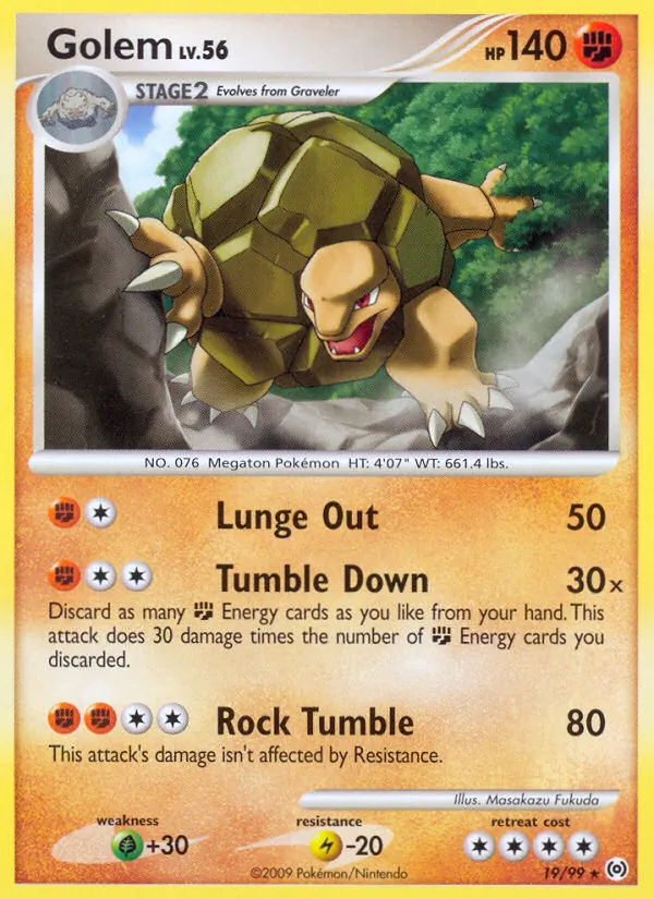 19 Golem – Arceus