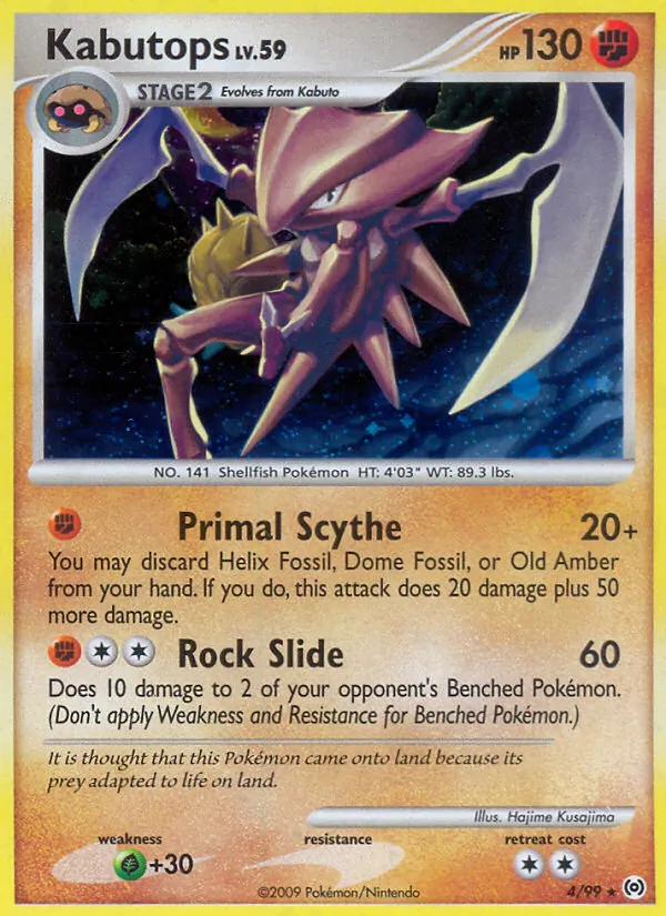 4 Kabutops – Arceus