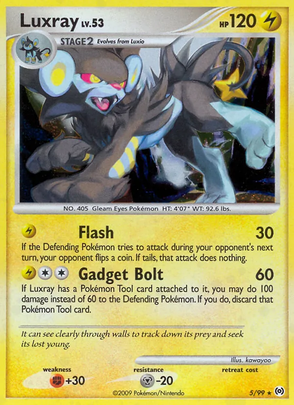 5 Luxray – Arceus
