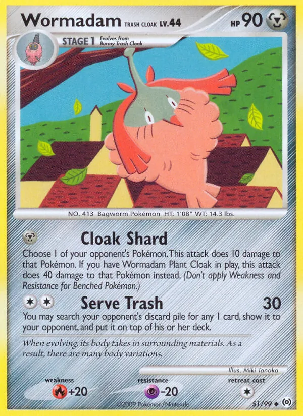 51 Wormadam Trash Cloak – Arceus