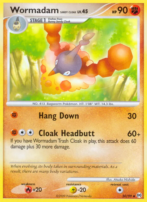 50-RH Wormadam Sandy Cloak – Arceus