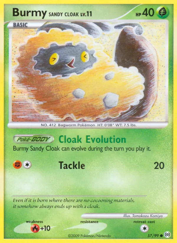 57-RH Burmy Sandy Cloak – Arceus