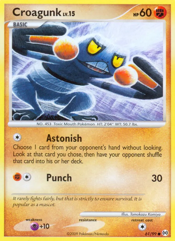 61-RH Croagunk – Arceus