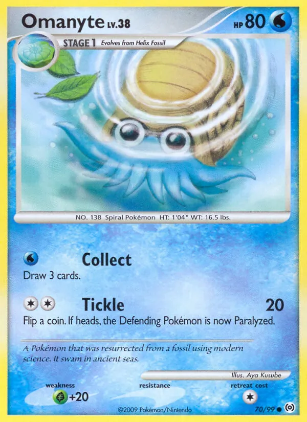 70-RH Omanyte – Arceus