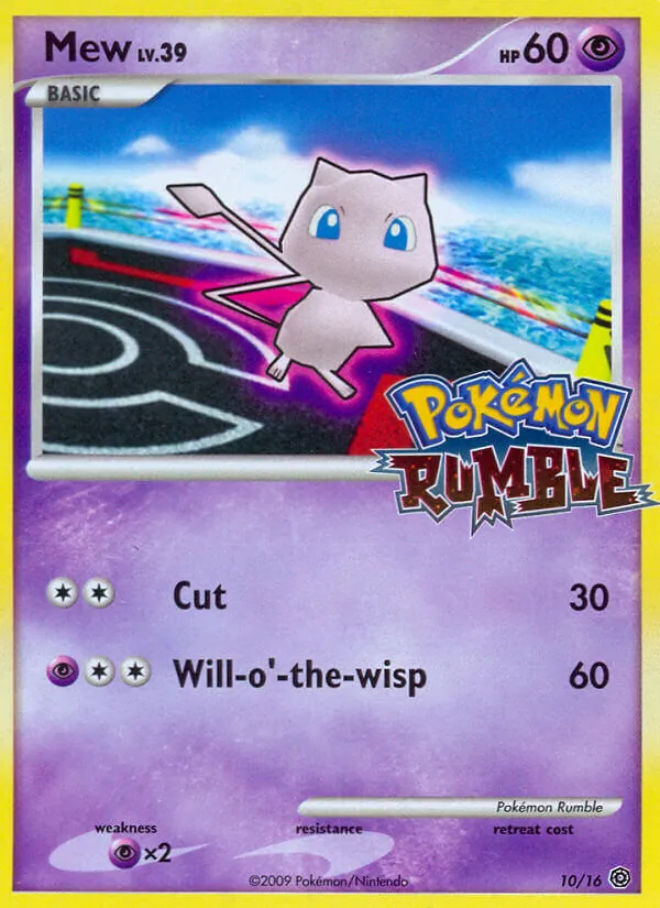10 Mew – Pokémon Rumble