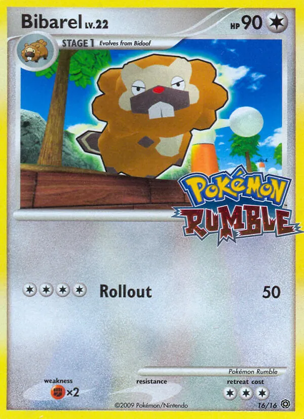 16 Bibarel – Pokémon Rumble