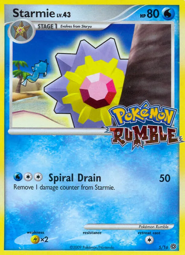 5 Starmie – Pokémon Rumble