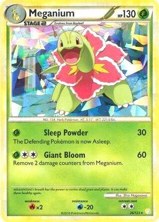 26-holo-crackedice Meganium (Holo, Cracked Ice Holo) – HeartGold SoulSilver