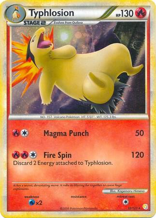 32-holo-cosmos Typhlosion (Holo, Cosmos Holo) – HeartGold SoulSilver