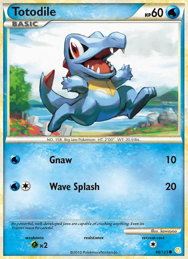 86-normal-snowflake Totodile (Snowflake stamp) – HeartGold SoulSilver
