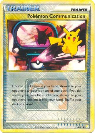 98-reverse-league Pokémon Communication (Reverse Holo, League) – HeartGold SoulSilver